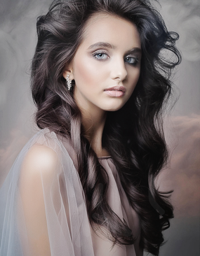 欧美冷淡风透视装美女写真艺术人体图片